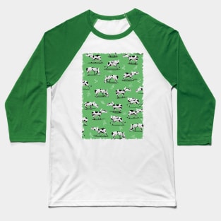 Cute Cow Pattern Baseball T-Shirt